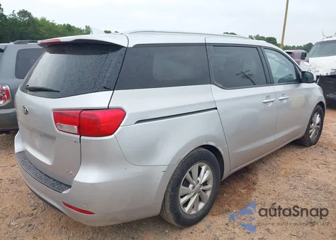 2016 Kia Sedona Lx из США, поврежденный, VIN KNDMB5C19G6090852